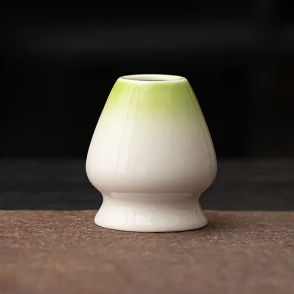 Gradient Green glaze matcha whisk holder